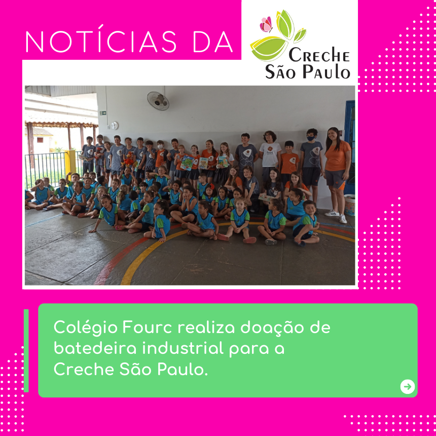 Colégio Fourc - Doação de Batedeira Industrial